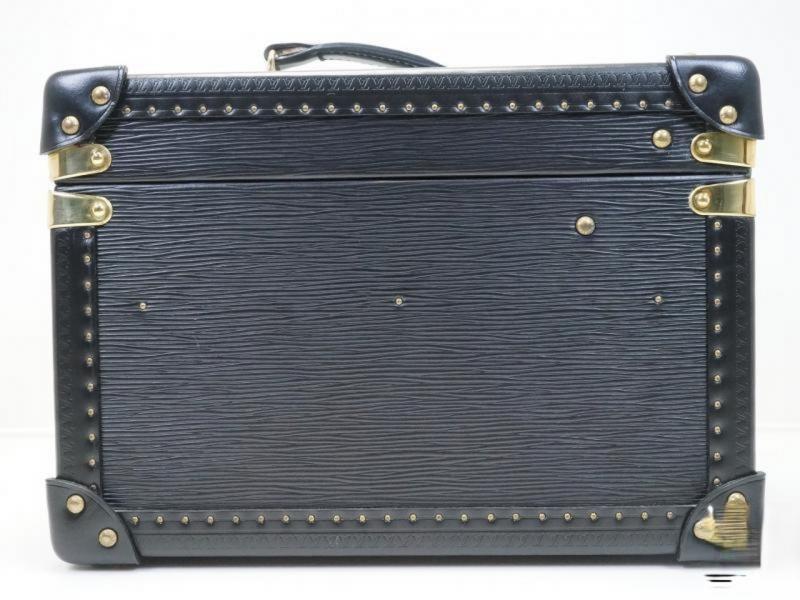 Authentic Pre-Owned Louis Vuitton Epi Leather Special Order Black Boite Flacons Cosmetic Bag 162087 | Vintage Luxury Makeup Pouch for Travel & Everyday Use