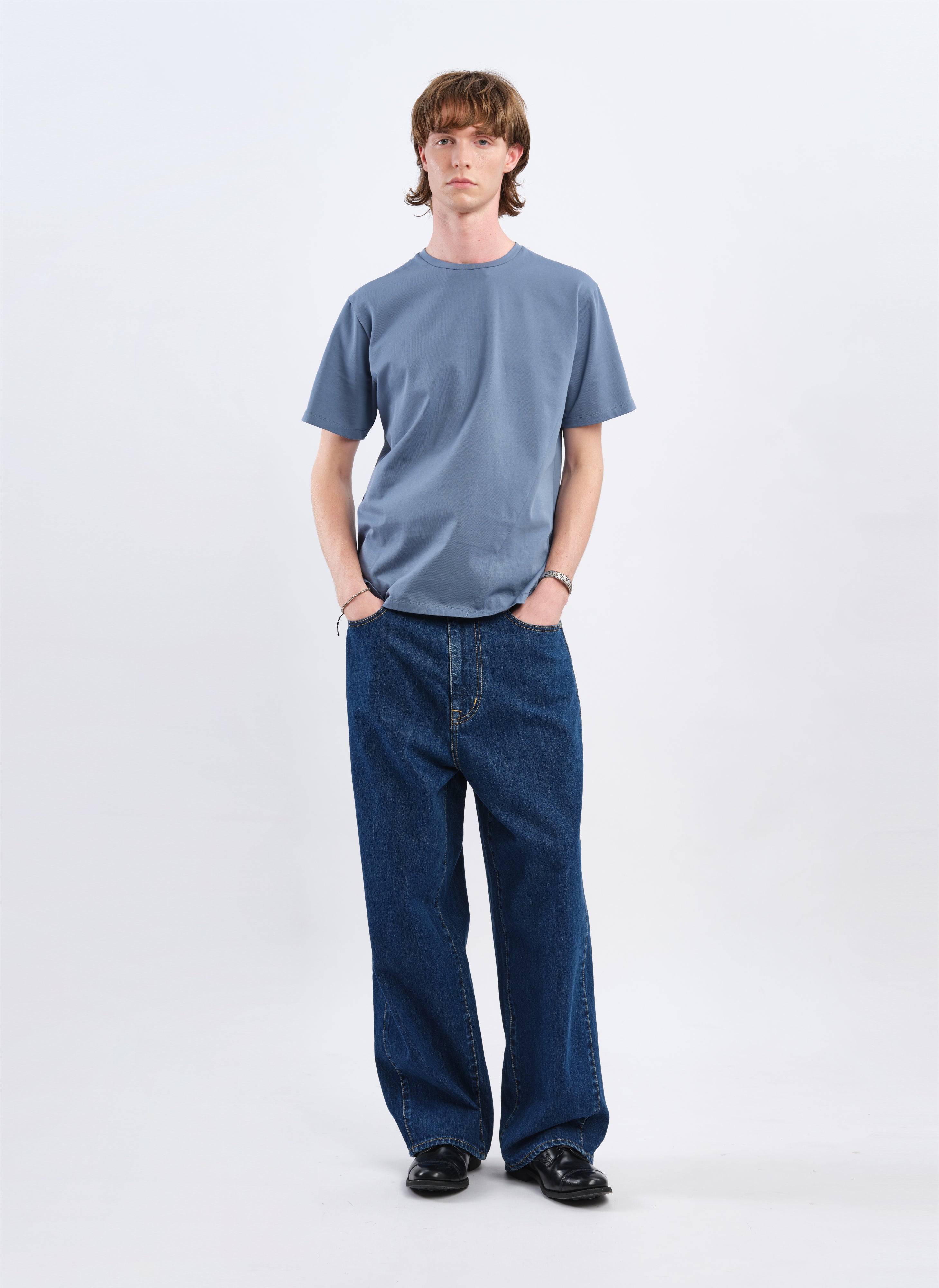 Premium Mercerized Cotton T-Shirt (T01) - Soft Breathable Men's Casual Tee for Everyday Wear & Gym Workouts