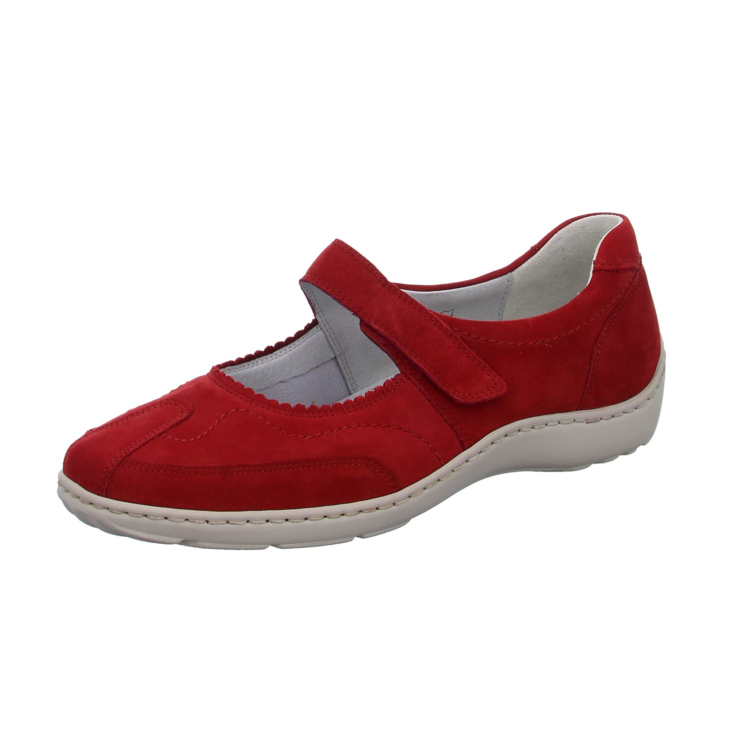 Waldläufer Women's Comfortable Loafers - Slip On Casual Shoes for Work, Office & Everyday Wear | Premium Leather & Cushioned Insoles