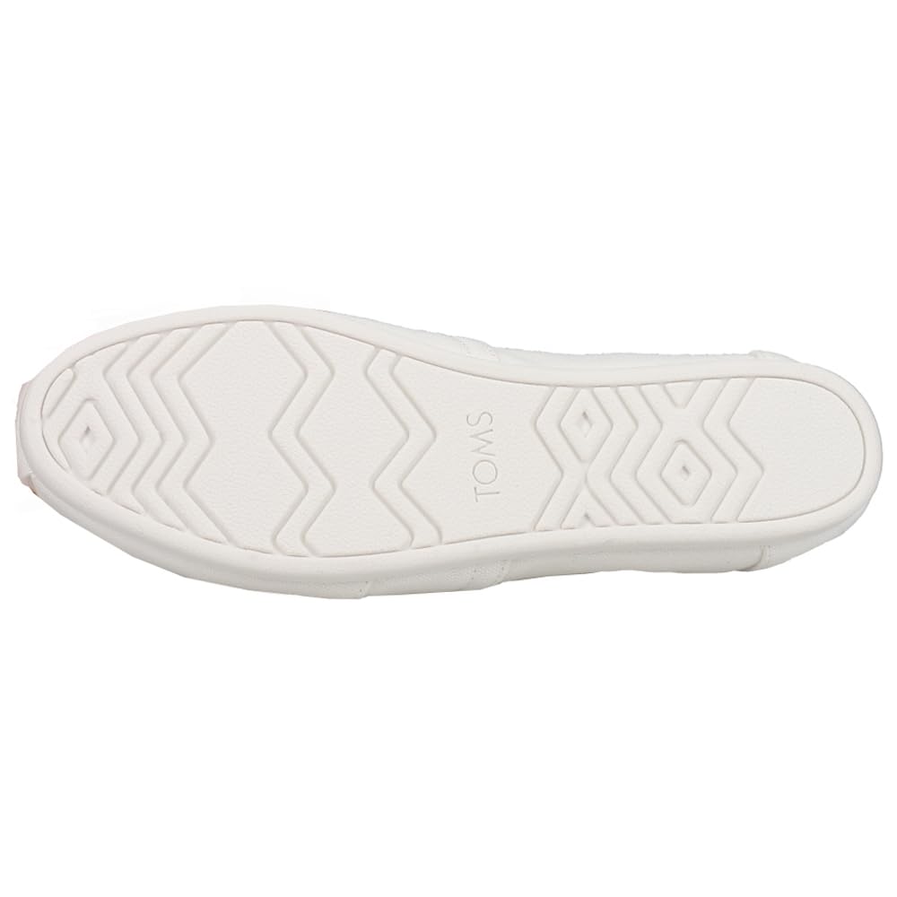 TOMS Women's Alpargata Slip-On Flats - Comfortable Casual Shoes for Women | Perfect for Walking, Travel & Everyday Wear