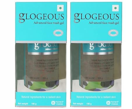 Glogeous Face Wash 100ml (2-Pack) - Gentle Cleansing for Daily Skincare