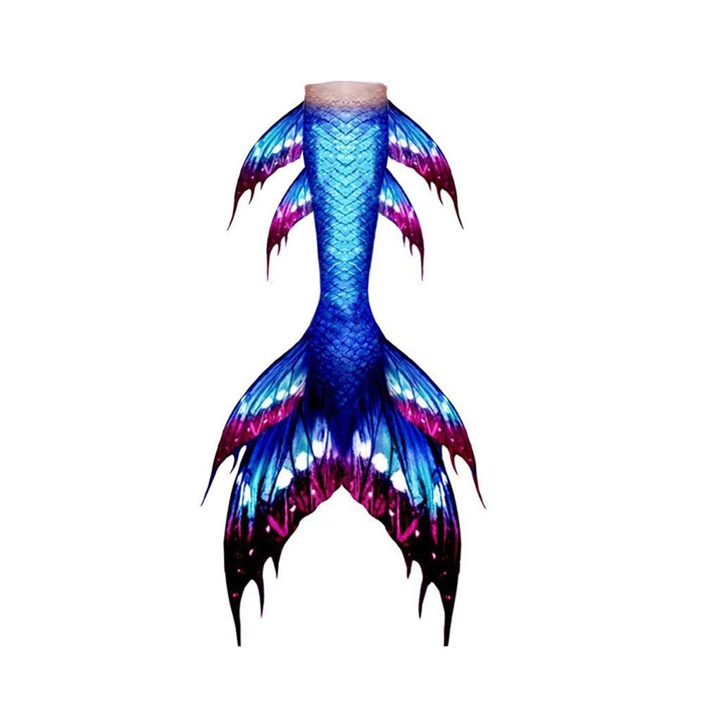 Mermaid Tail Swimwear - Custom Size Swimmable Mermaid Costume with Fin for Cosplay & Pool Parties | Shell Design for Underwater Photography & Beach Vacations