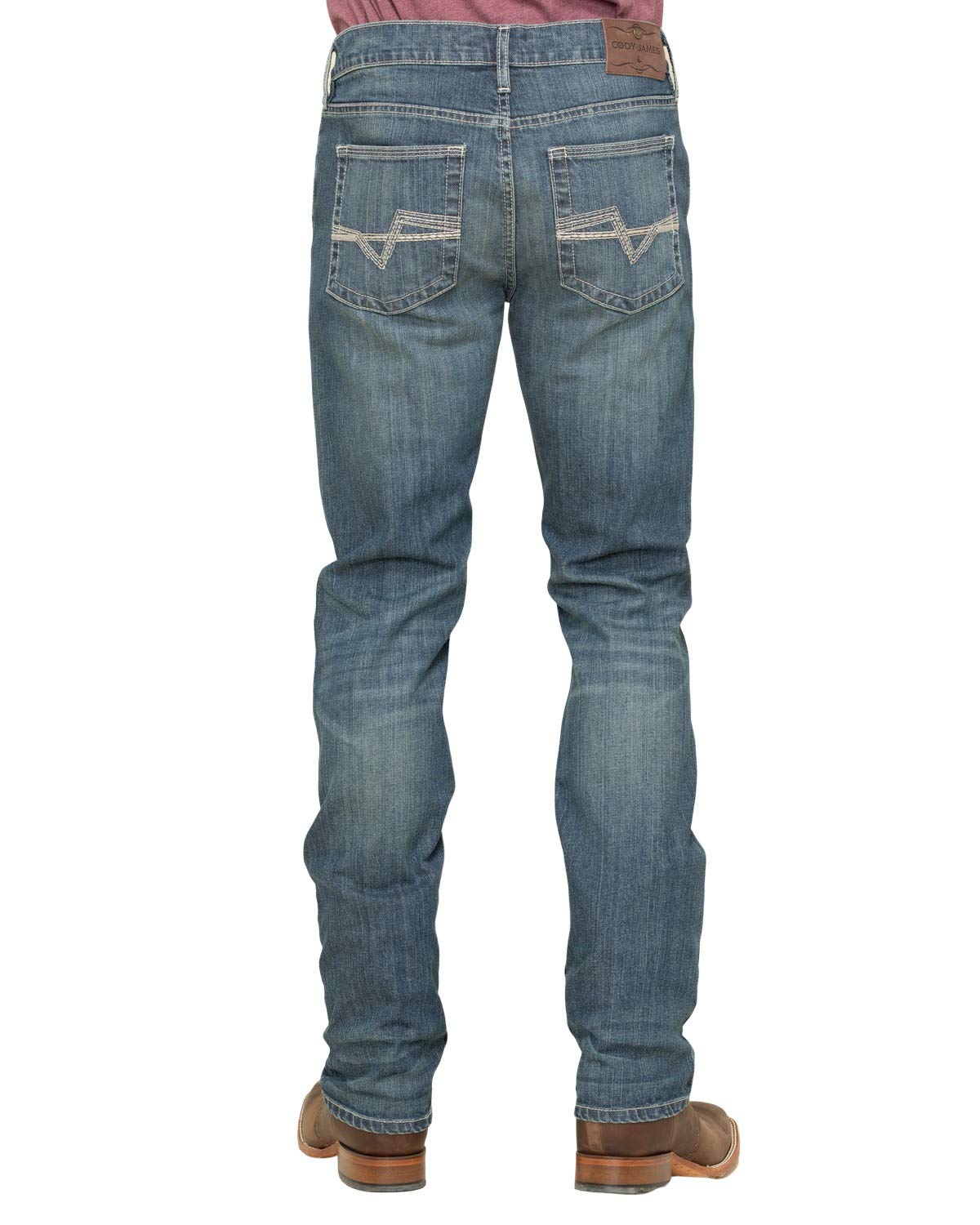 Cody James Men's Straight Fit Jeans - Classic Denim Pants for Casual & Work Wear | Comfortable & Durable for Everyday Use