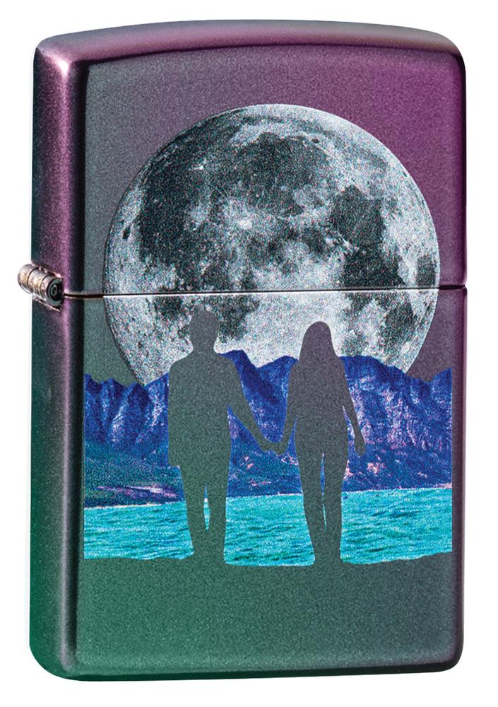 Moon Couple Design Matching Necklaces for Couples - Romantic Gift for Anniversaries, Valentine's Day & Date Nights