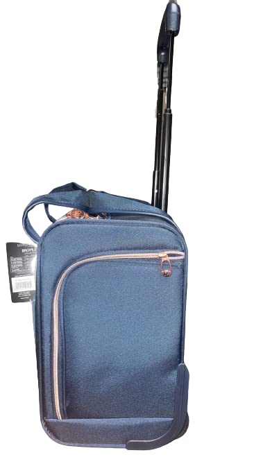 London Fog Bromley 15-Inch Under Seat Travel Bag - Navy Blue Carry-On Luggage for Airplanes, Perfect for Business Trips & Weekend Getaways