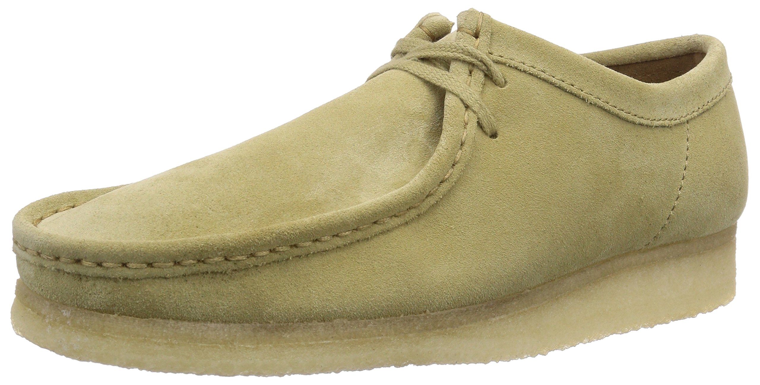 Clarks Originals Men's Wallabee Suede Casual Shoes - Beige Maple | Comfortable Loafers for Walking, Office & Everyday Wear