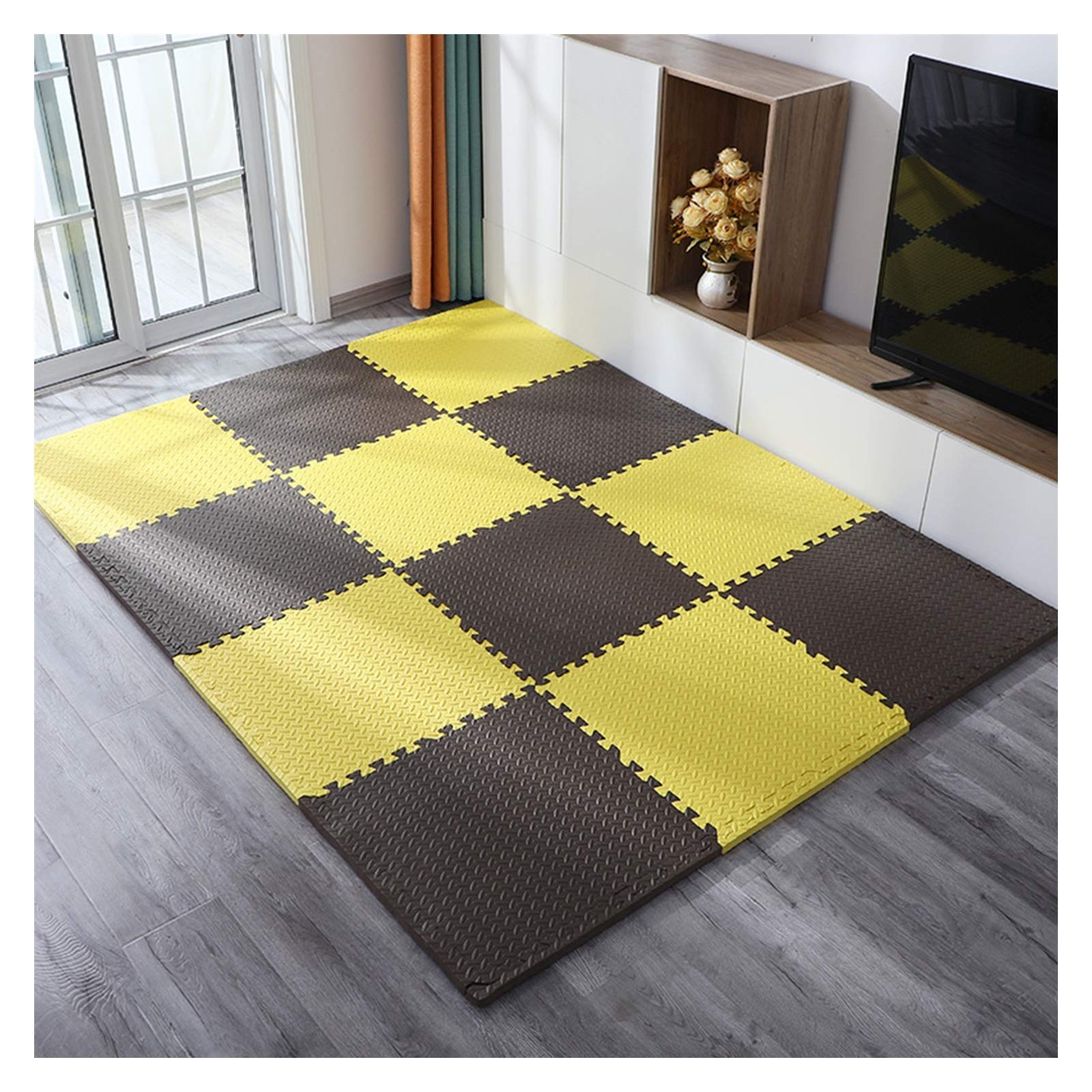 Non-Toxic Interlocking EVA Foam Play Mats for Kids - 24-Piece 30x30x2.5cm Soft Floor Tiles, Gym Exercise Mats for Home Workouts, Playroom & Daycare Safety Flooring (Multiple Colors) - Perfect for Toddler Play Areas, Home Gym Equipment Protection & Indoor Activities