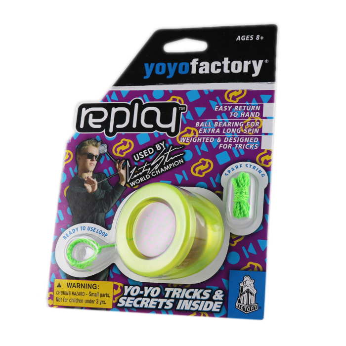 YoYoFactory Replay Professional Yo-Yo - High Performance Metal Bearing Yo-Yo for Beginners & Advanced Players - Perfect for Tricks, Competitions & Stress Relief