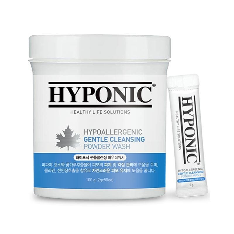Hyponic Gentle Cleansing Powder Pet Shampoo for Dogs & Cats - Natural & Hypoallergenic (2 Sizes) - Perfect for Sensitive Skin & Regular Grooming