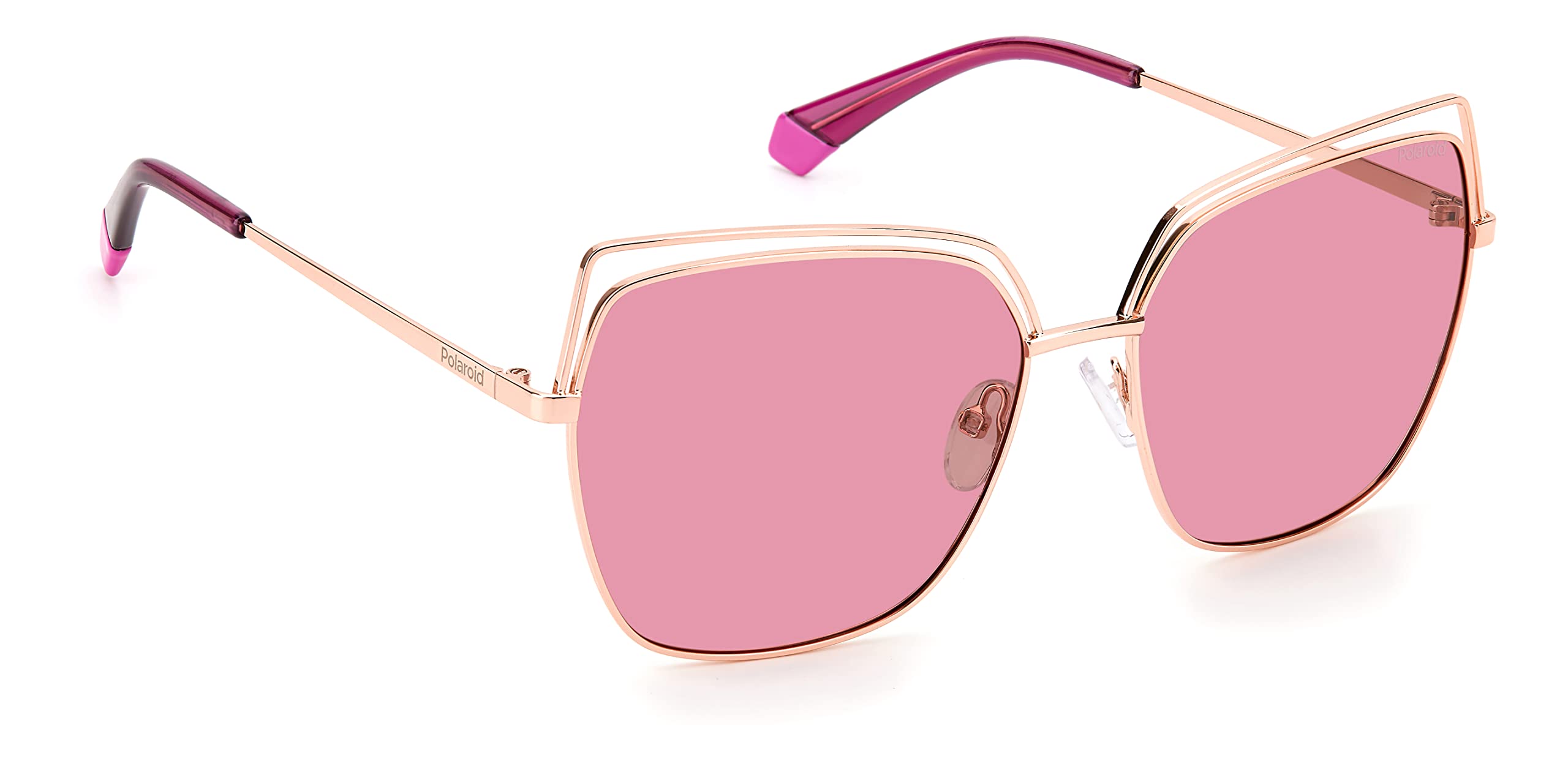 Polaroid PLD 4093/S DDB Gold Copper Sunglasses for Women - 59/16/145 Frame Size - UV Protection & Fashion Shades for Outdoor Activities, Beach, Driving & Summer Style