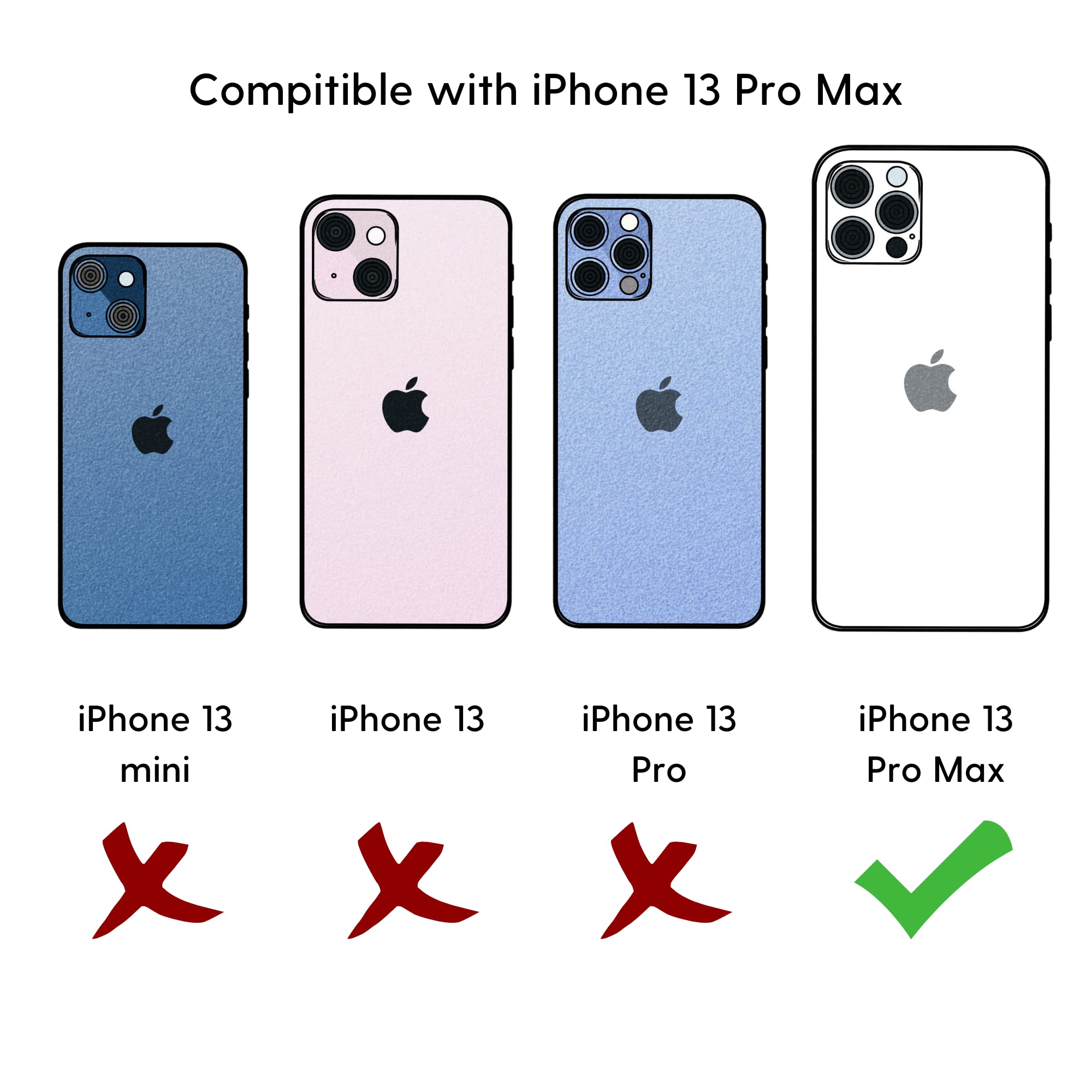 2-in-1 Crossbody Phone Case with Detachable Lanyard for iPhone 13 Pro Max - Pink, Shockproof & Adjustable Strap - Perfect for Travel, Shopping & Hands-Free Convenience