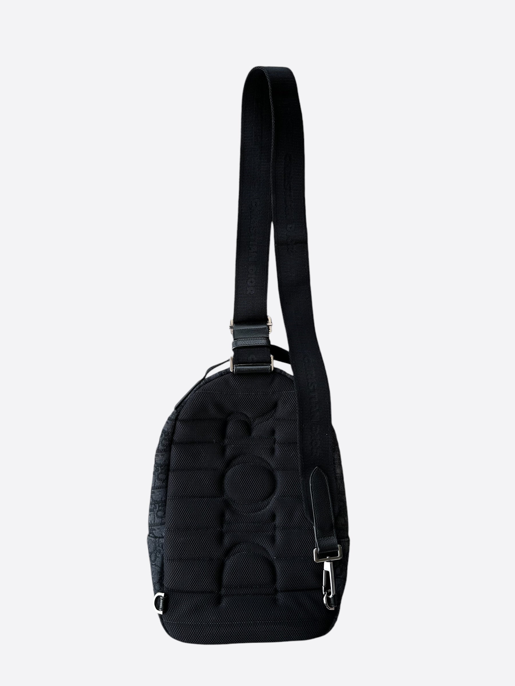 Dior Black Oblique Rider Sling Bag for Women | Crossbody Shoulder Bag | Fashionable & Versatile for Travel, Work & Everyday Use