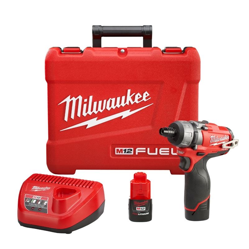 **M12 FUEL 12V Brushless Cordless 2-Speed Screwdriver Kit (2402-22) – Ideal for DIY Projects, Home Repairs & Professional Use**