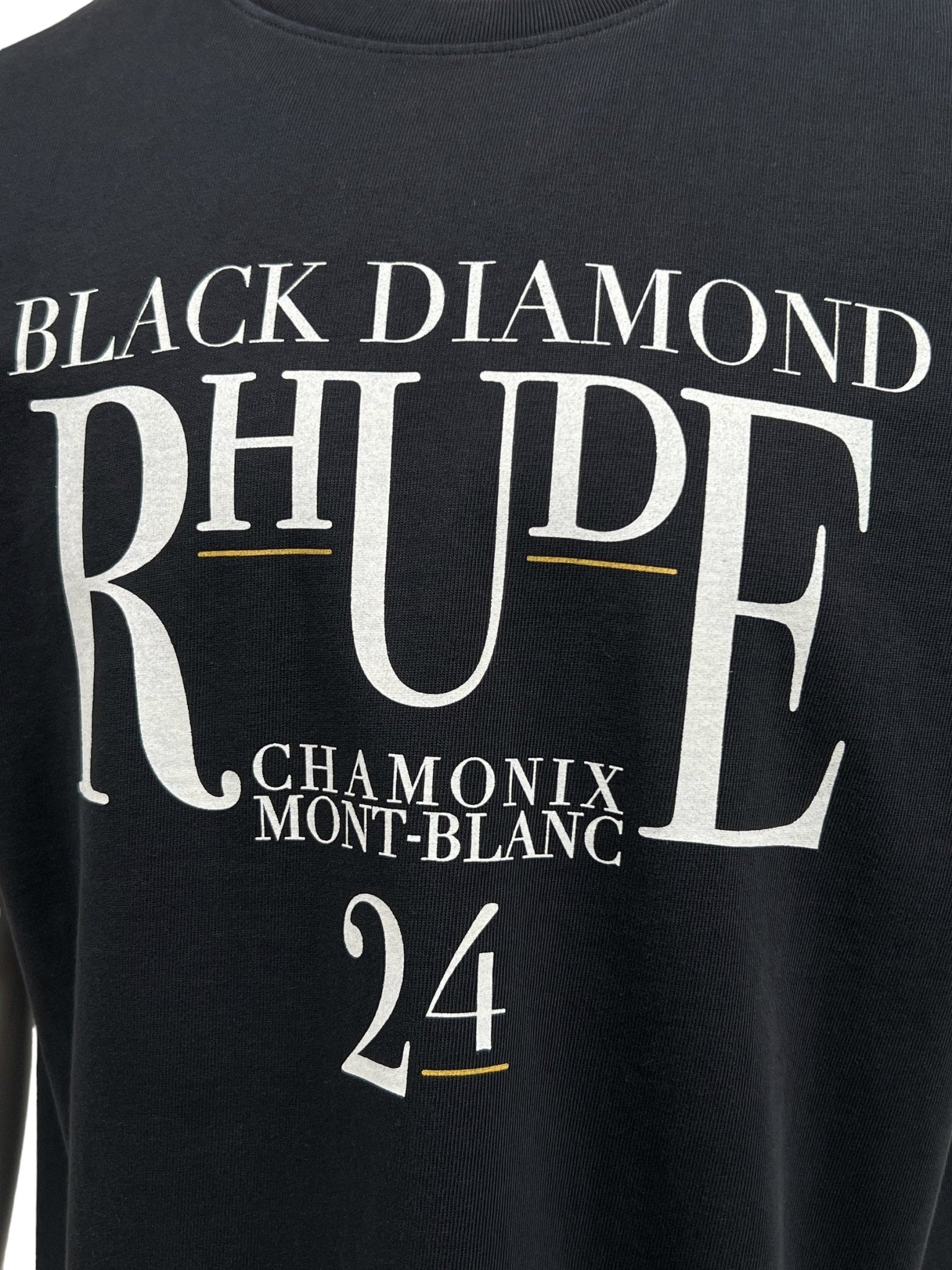 Rhude Black Diamond Vintage T-Shirt - Men's Graphic Tee for Streetwear & Casual Outfits | Perfect for Urban Fashion & Everyday Wear