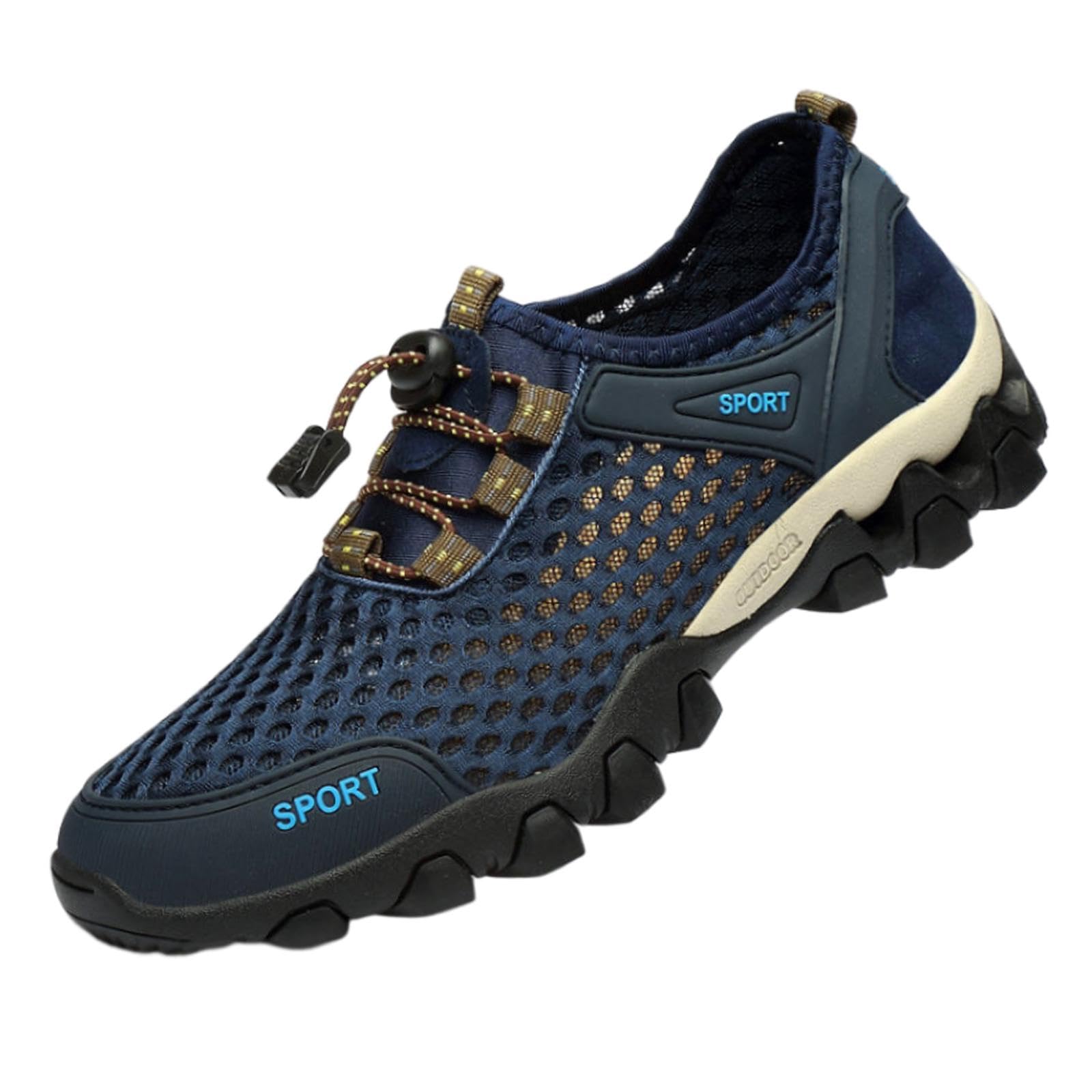 Rockible Men's Hiking Shoes - Lightweight Outdoor Trail Running Shoes for Men - Breathable Athletic Walking Shoes for Summer - Perfect for Camping, Trekking & Daily Wear