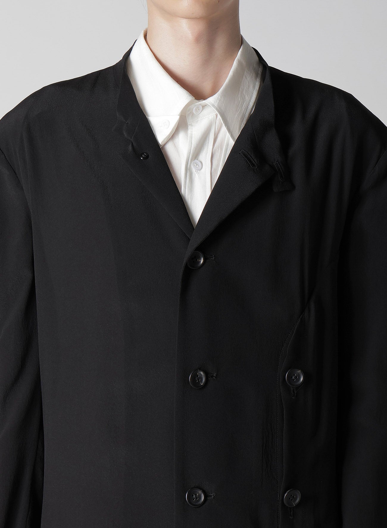 12M Silk Decine Stand Collar ASM Jacket - Elegant Baby Outerwear for Special Occasions & Family Photos