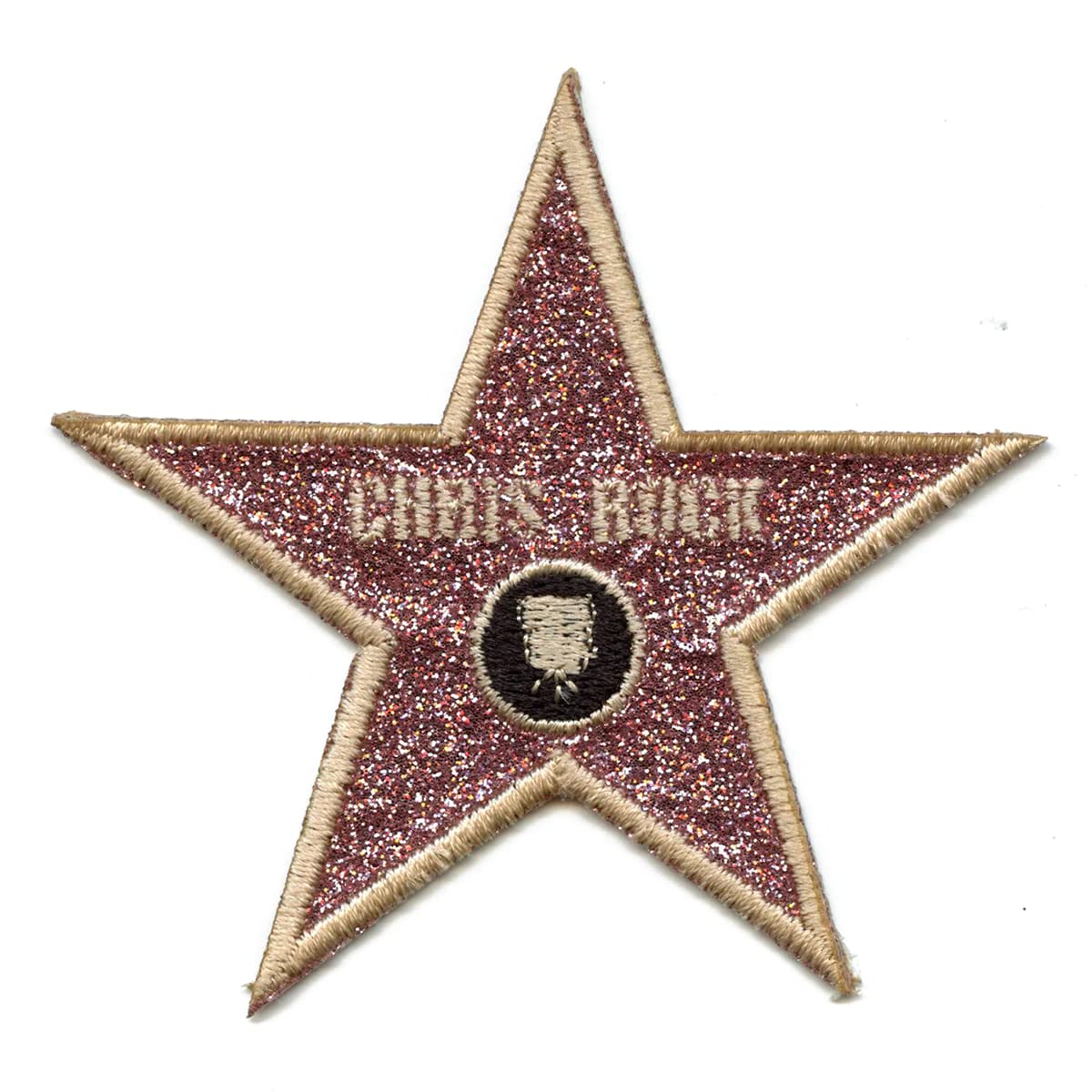 Chris Rock Hollywood Star Walk of Fame Embroidered Iron-On Patch - Perfect for Costumes, Jackets, Bags & DIY Crafts