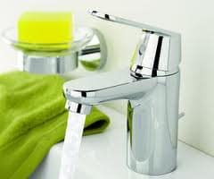 Grohe 3287500A Eurosmart Cosmopolitan Single-Handle Bathroom Faucet - 1.2 GPM, Starlight Chrome Finish, Water-Saving Design for Modern Bathrooms (Sink, Vanity, Powder Room)