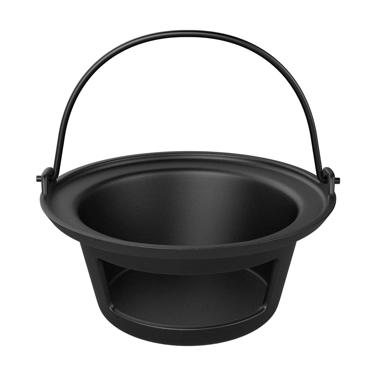 Cast Iron Ash Basket for Big Green Egg, Kamado Joe Classic & Louisiana Grill LG24 - Heavy Duty Charcoal Ash Can for Outdoor Grilling & BBQ Accessories - Perfect for Backyard Cookouts, Camping & Patio Parties