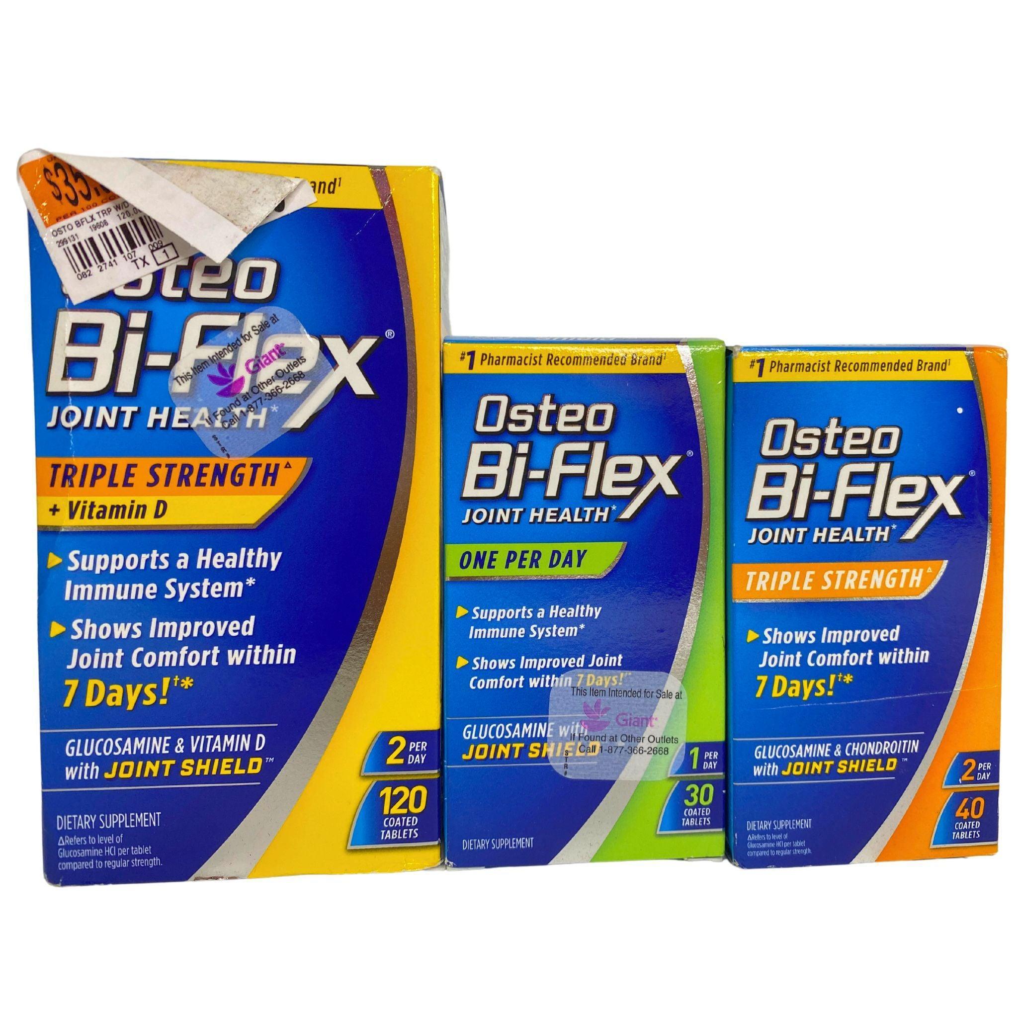 Osteo Bi Flex Joint Health Supplement - Glucosamine & Chondroitin for Joint Support - 30 Count - Relieve Joint Pain & Improve Mobility for Active Lifestyles