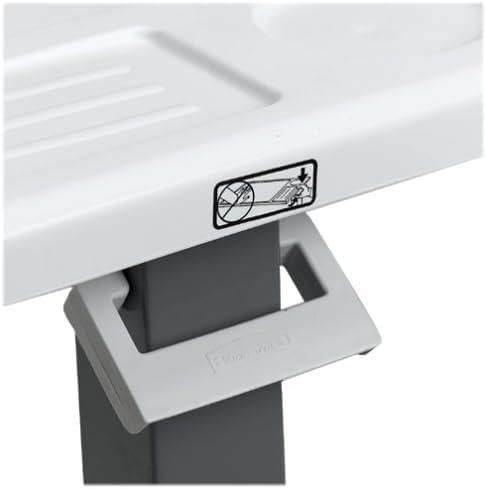 Adjustable Overbed Table with Wheels - Portable Hospital Bedside Table for Home & Medical Use - Rolling Over The Bed Desk for Eating, Working, Reading in Bed or Recovery