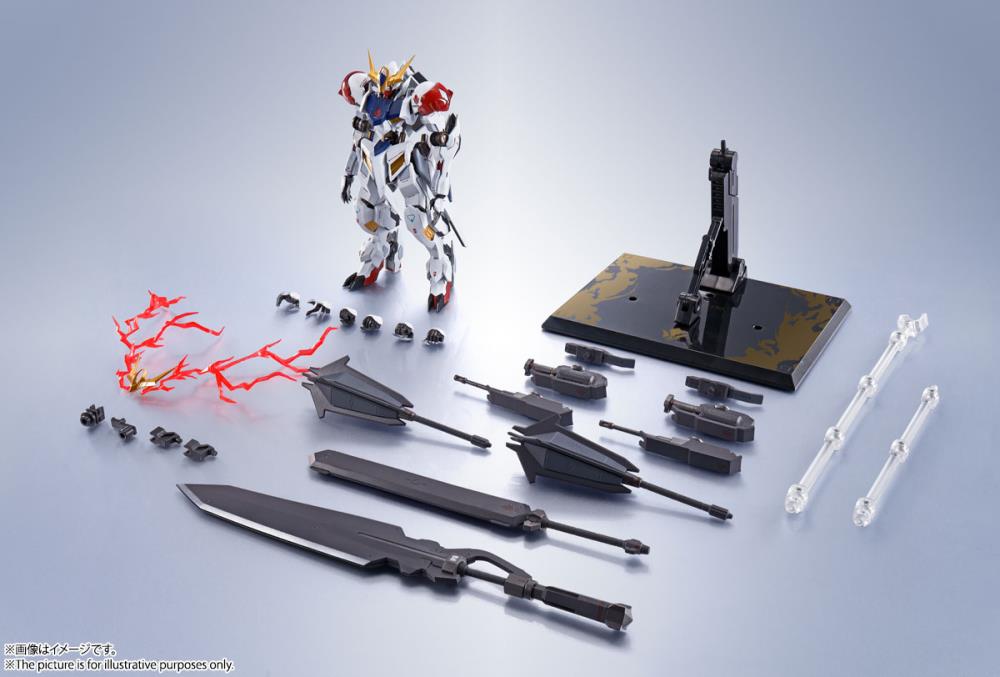 Bandai Metal Robot Spirits Gundam Iron Blooded Orphans Barbatos Lupus Action Figure - High-Quality Collectible Model Kit for Anime Fans & Gundam Enthusiasts - Perfect for Display, Photography & Role-Playing Scenes