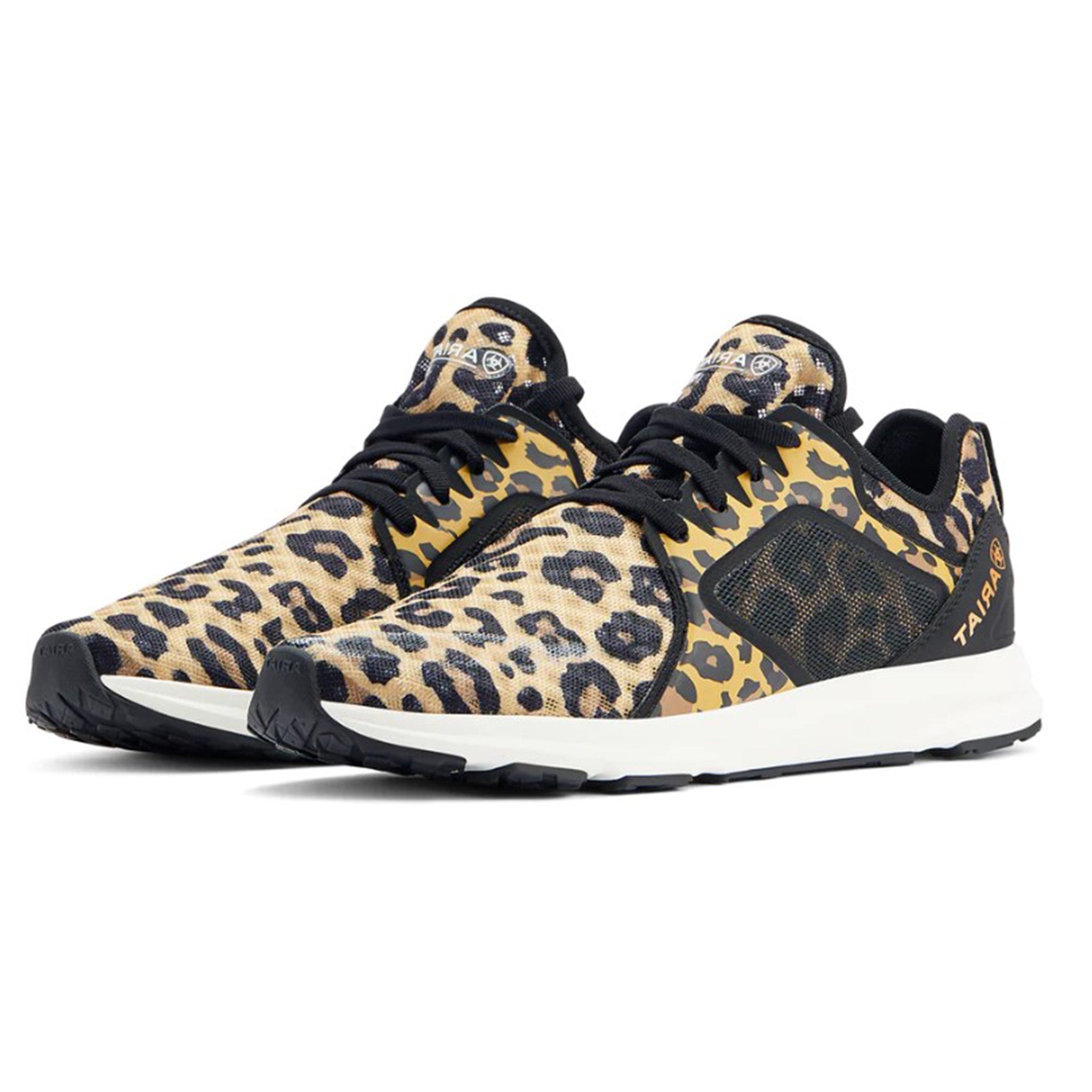 Ariat Women's Leopard Print Fuse Riding Shoes - Comfortable Equestrian Boots for Horseback Riding & Western Fashion