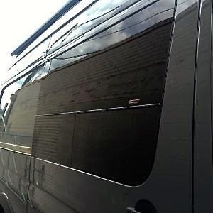 CRL Mercedes Sprinter Passenger Side Sliding Door T Vent Window (FW625R) - Replacement Auto Glass for 2007-2018 Sprinter Vans - Perfect for RV Conversions & Cargo Van Ventilation