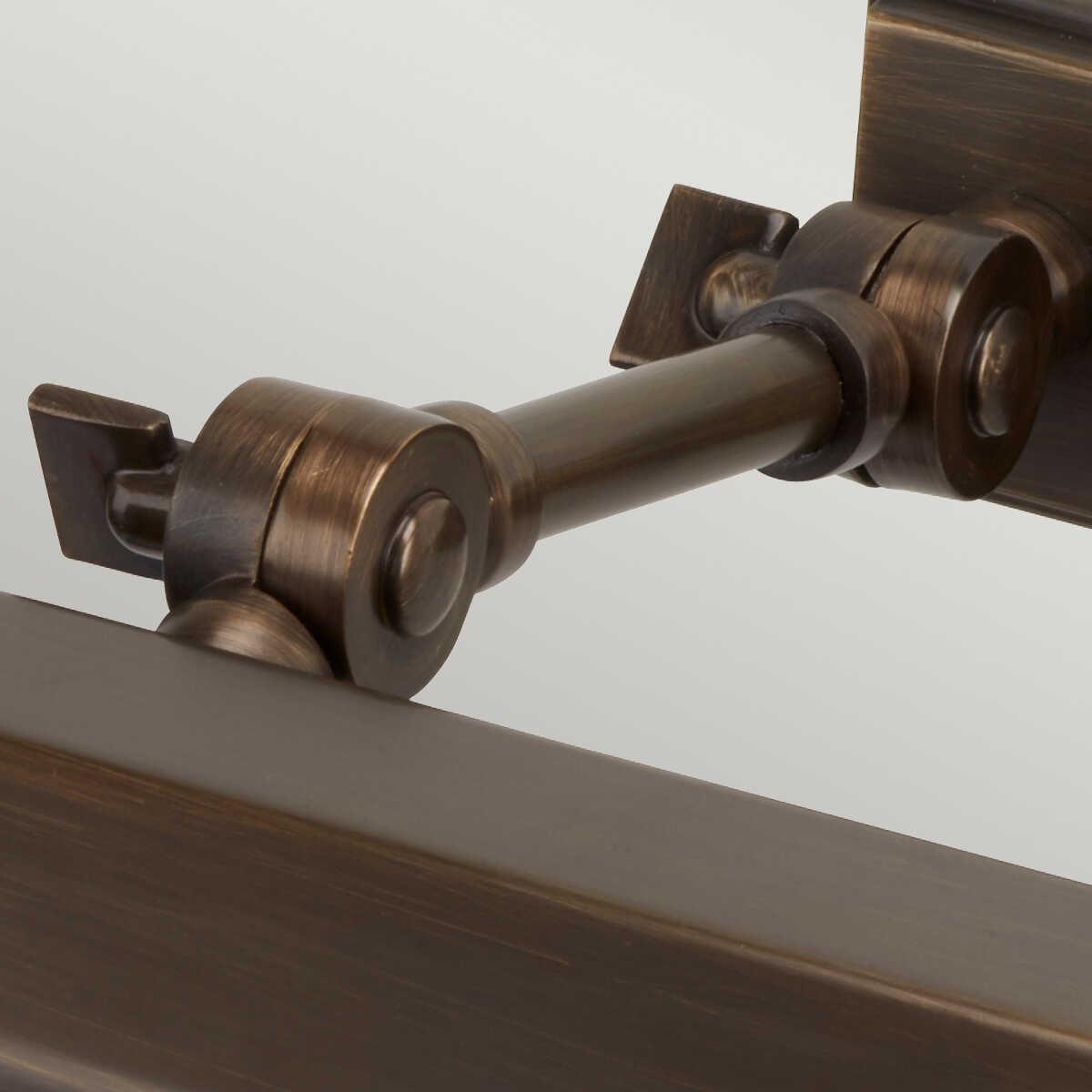 Chawton Small Dark Bronze Picture Light by Elstead Lighting - Perfect for Artwork, Photos & Wall Decor