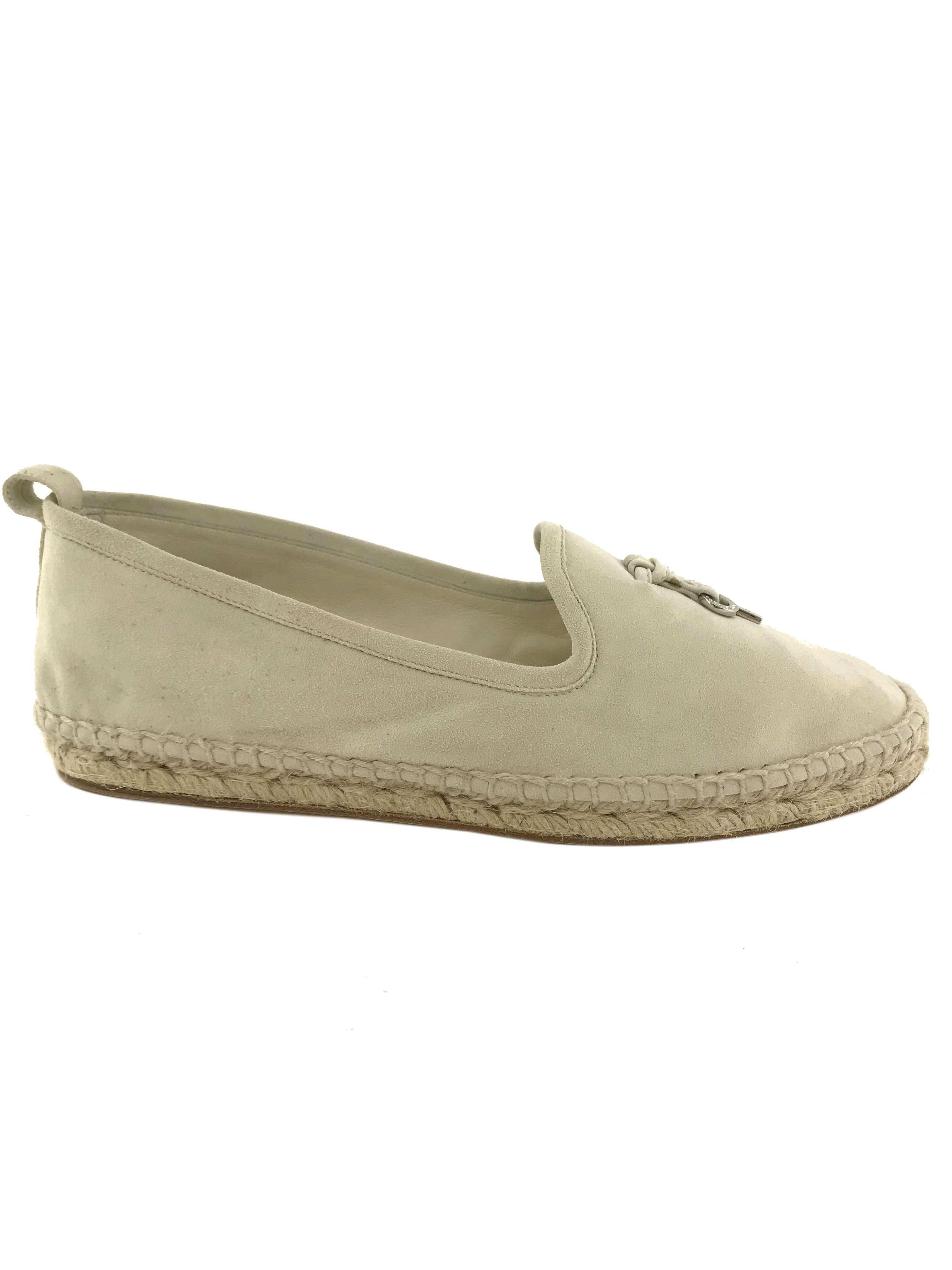 Loro Piana My Charms Suede Espadrilles Women's Size 7 | Comfortable Summer Casual Shoes for Beach, Vacation & Everyday Wear