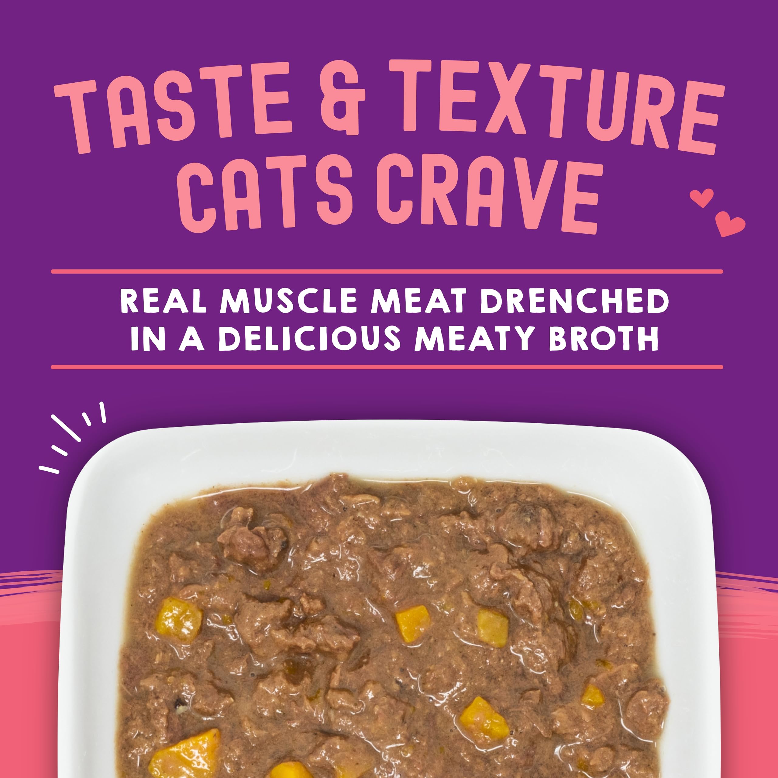 Stella & Chewy's Carnivore Cravings Savory Shreds Grain-Free Wet Cat Food - High Protein Tuna & Pumpkin Recipe (2.8oz Pouches, Pack of 12) - Perfect as Meal, Topper or Treat for Indoor & Outdoor Cats