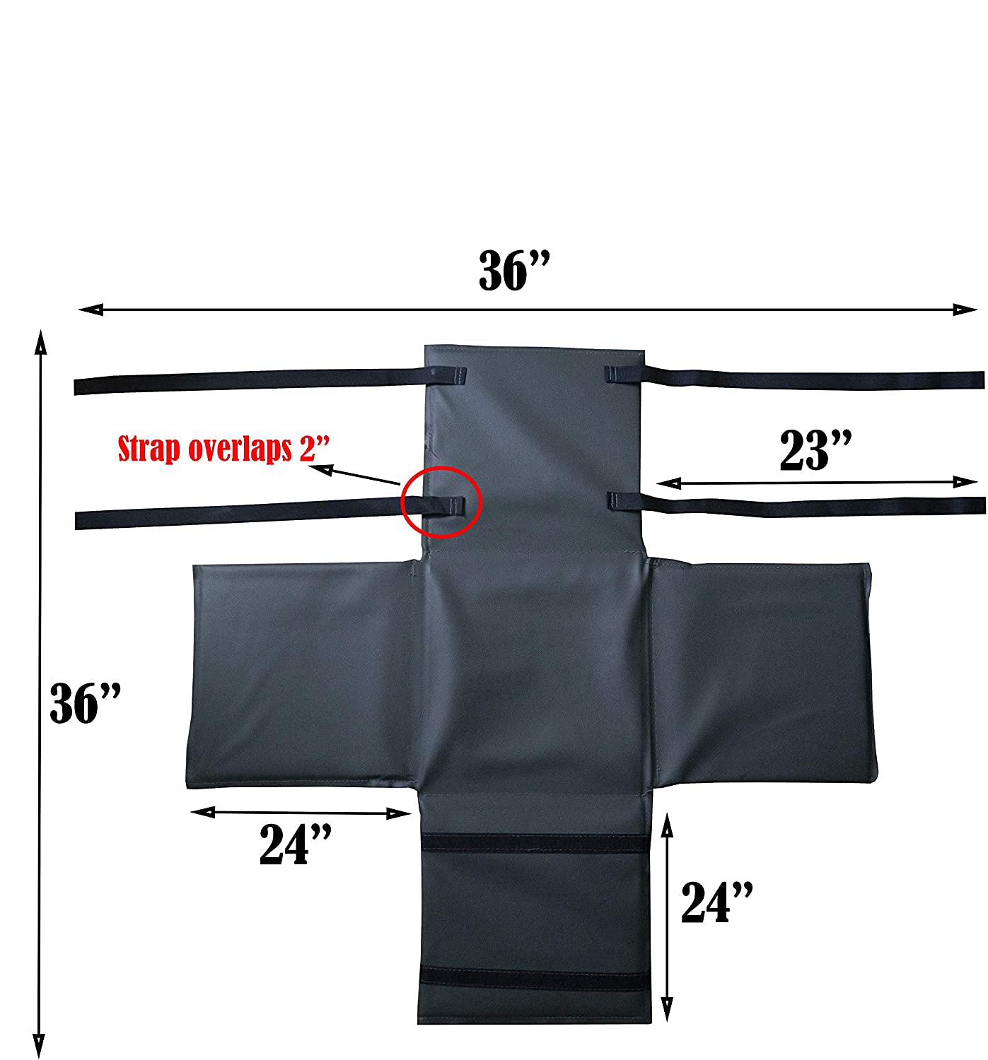 68-25217-13 Compressor Sound Blanket Enclosure 12x12x19 - Noise Reduction Cover for Air Compressors - Workshop & Garage Use