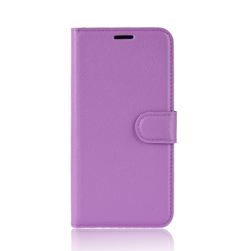 Oukitel C12 Pro Wallet Case with Card Slots & Magnetic Closure - Purple Phone Cover for Daily Protection