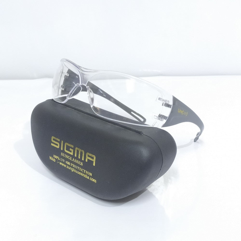 Sigma Clear Sports Sunglasses - Anti-Scratch, UV Protection, Lightweight for Running, Cycling & Outdoor Activities