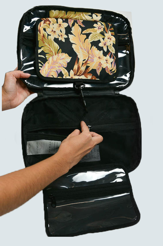 Rip Curl RCA G Ultimate Beauty Travel Case - Black Cosmetic Bag for Makeup & Toiletries | Perfect for Travel, Gym, and Daily Use