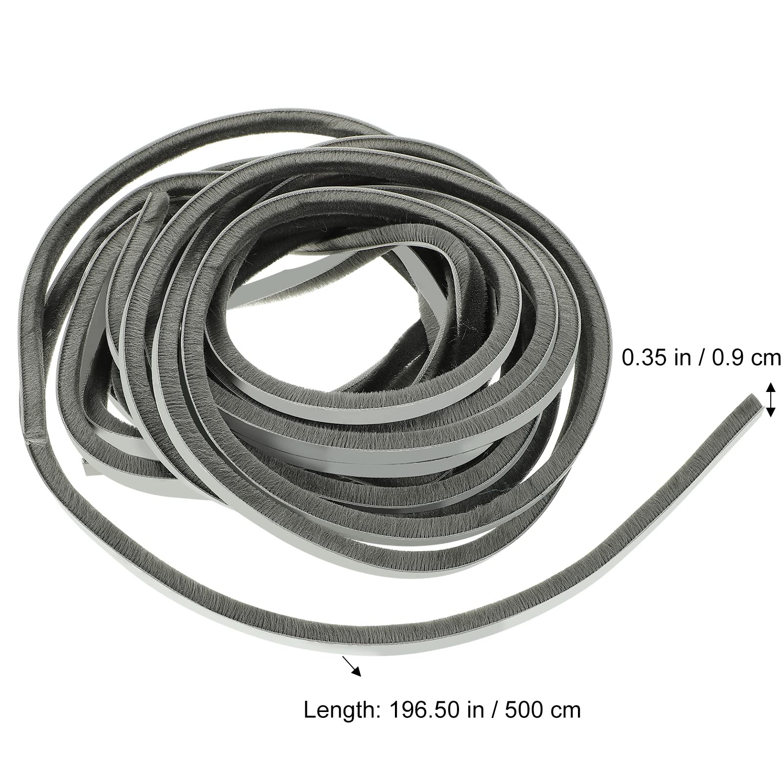 2 Rolls Self-Adhesive Weather Stripping for Doors & Windows - Heavy Duty Seal Strip for Draft Proofing, Noise Reduction & Energy Efficiency - Perfect for Home, Office & RV Use