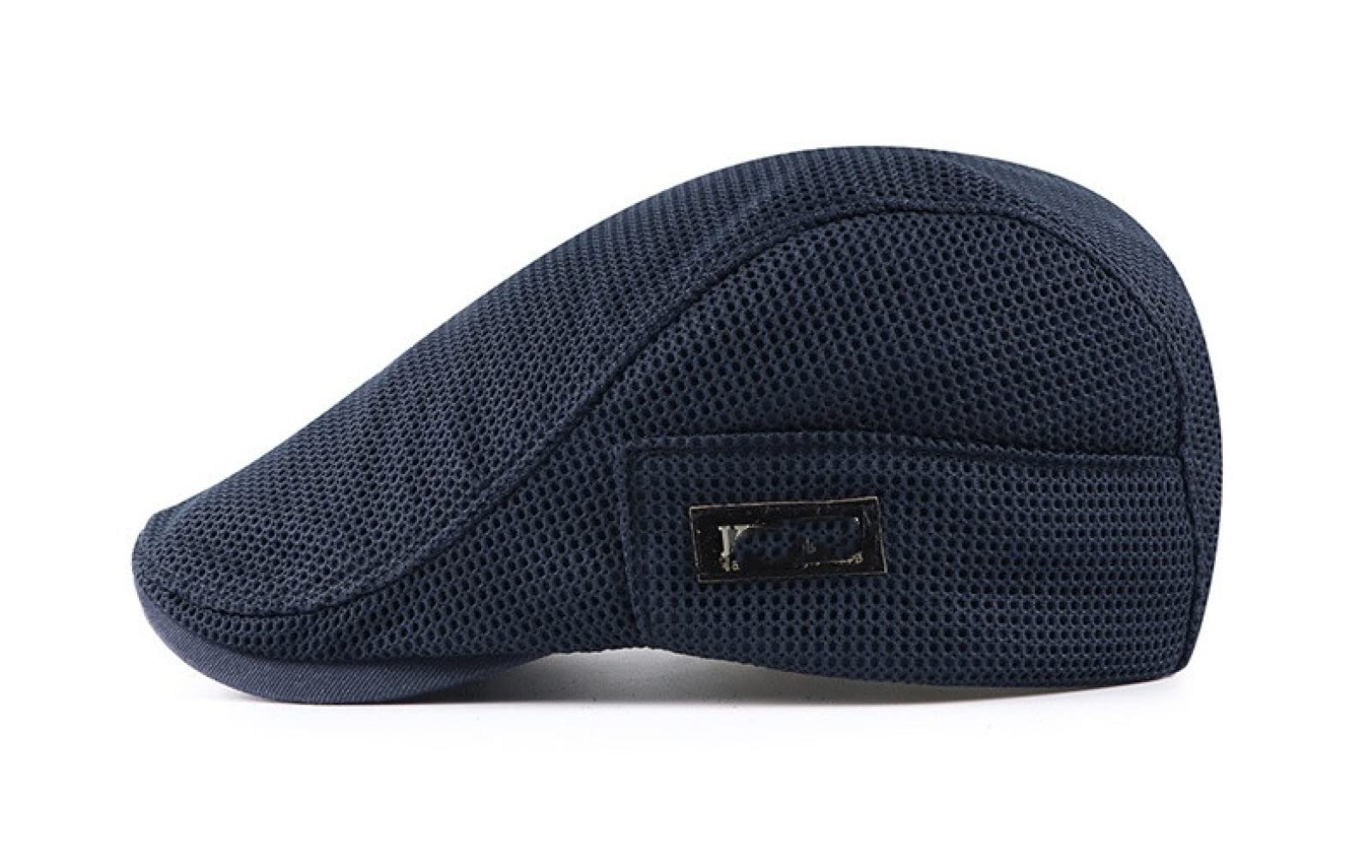 KIAZHAO Men's Breathable Mesh Newsboy Cap - Summer Golf Hat for Outdoor Activities, Casual Wear & Sun Protection