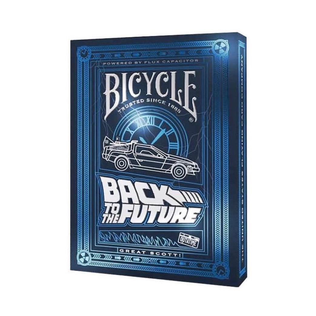 Back to the Future Themed Bicycle Playing Cards - 80s Nostalgia Deck for Magic Tricks, Poker Games & Movie Night Fun