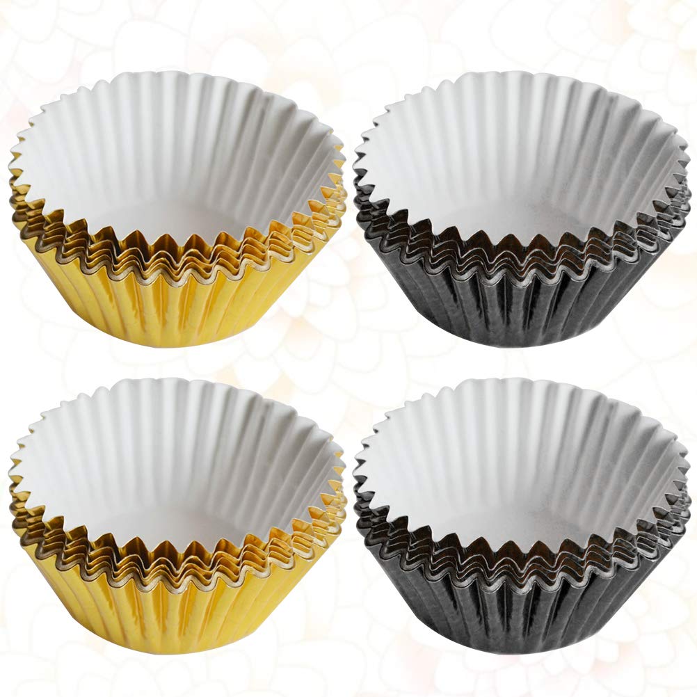 DOITOOL 200PCS Natural Greaseproof Muffin Baking Cups - Disposable Cupcake Liners & Wrapper for Mini Cakes, Perfect for Home Baking, Party Desserts and Holiday Treats