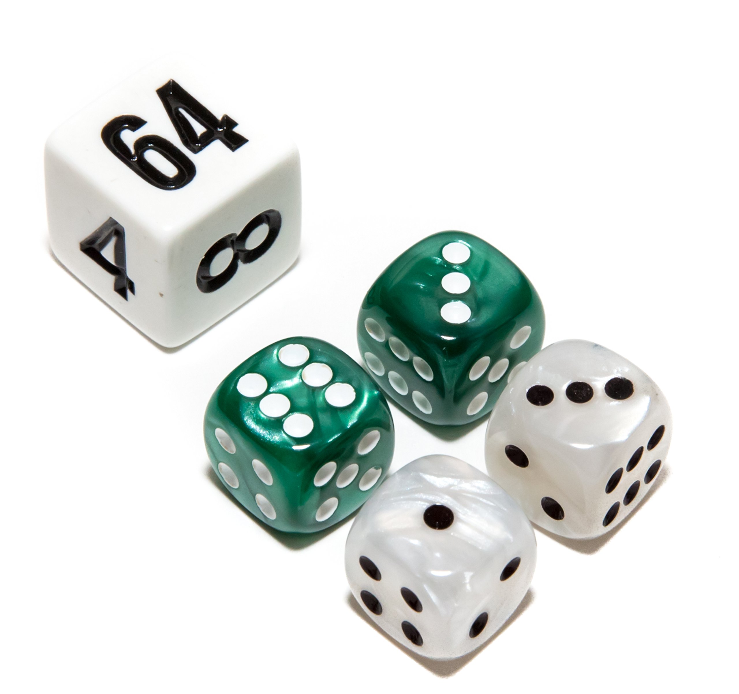 Premium Bello Games Deluxe Marbleized Dice Set - 1/2 Inch Polyhedral Dice for D&D, RPG, Board Games & Tabletop Gaming - Perfect for Dungeon Masters & Players