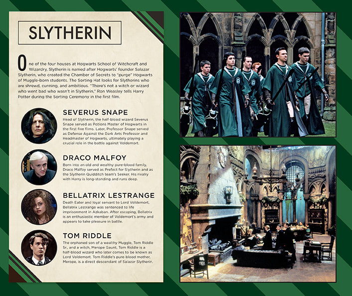 Harry Potter Slytherin Hardcover Ruled Notebook - Official Hogwarts Journal for Writing, Note Taking & Gift Giving - Perfect for Students, Fans & Collectors