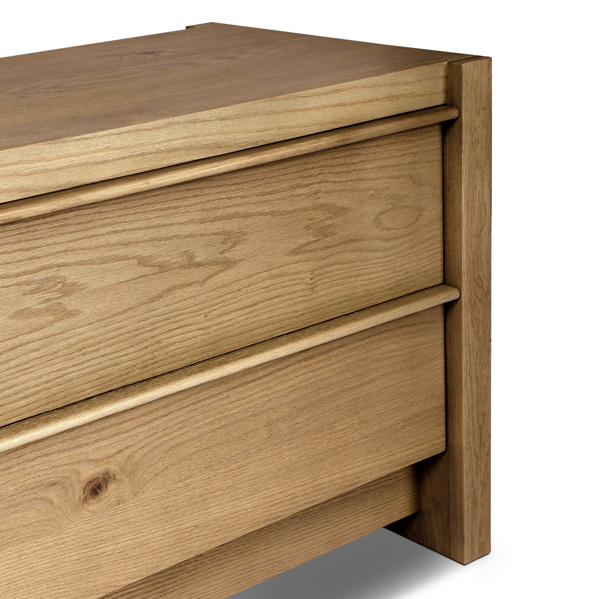 Aramis Nightstand - Sandy Oak Resawn Wood Bedside Table for Bedroom, Living Room & Guest Room - Modern & Stylish Furniture