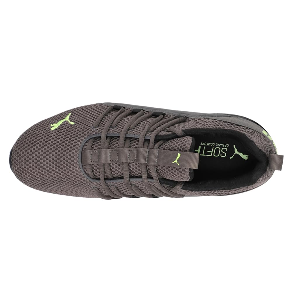 PUMA Men's Axelion LS Training Sneakers - Lightweight Running Shoes for Gym & Workouts - Grey - Size 7.5 M - Perfect for Jogging, Cross Training & Casual Wear