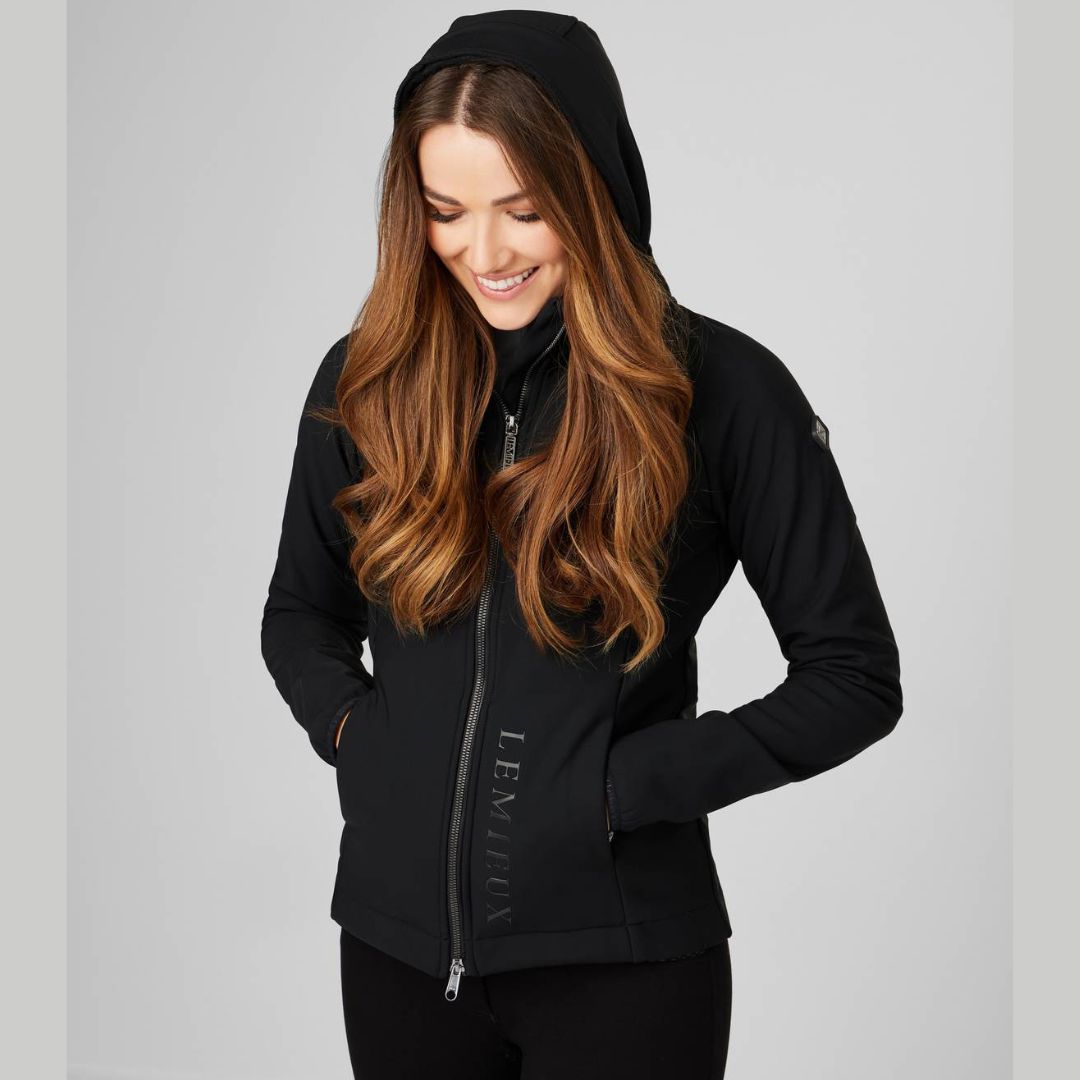 LeMieux Charlotte Soft Shell Jacket for Women - Waterproof Windbreaker with Fleece Lining (Size 12) - Perfect for Horse Riding, Hiking & Outdoor Activities