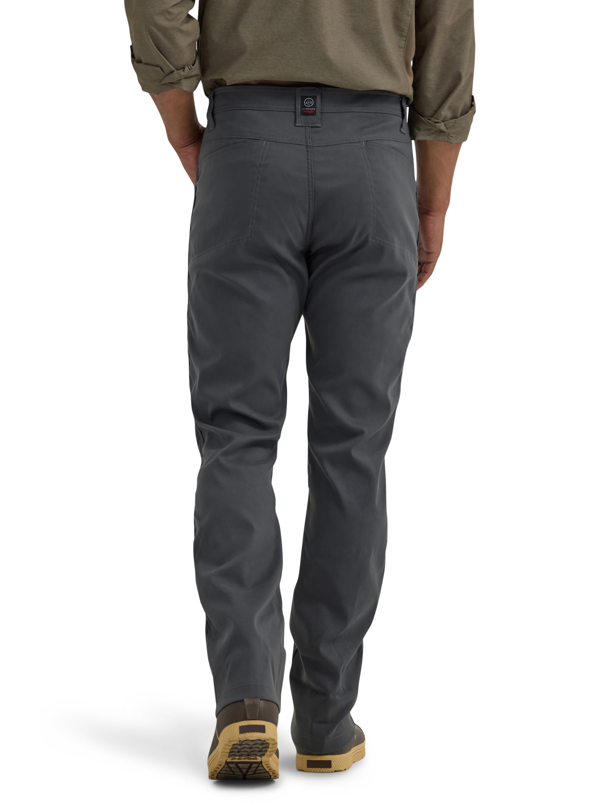 ATG by Wrangler Men's Fleece Lined Utility Work Pants - Warm Winter Workwear for Outdoor Jobs, Construction & Cold Weather Activities