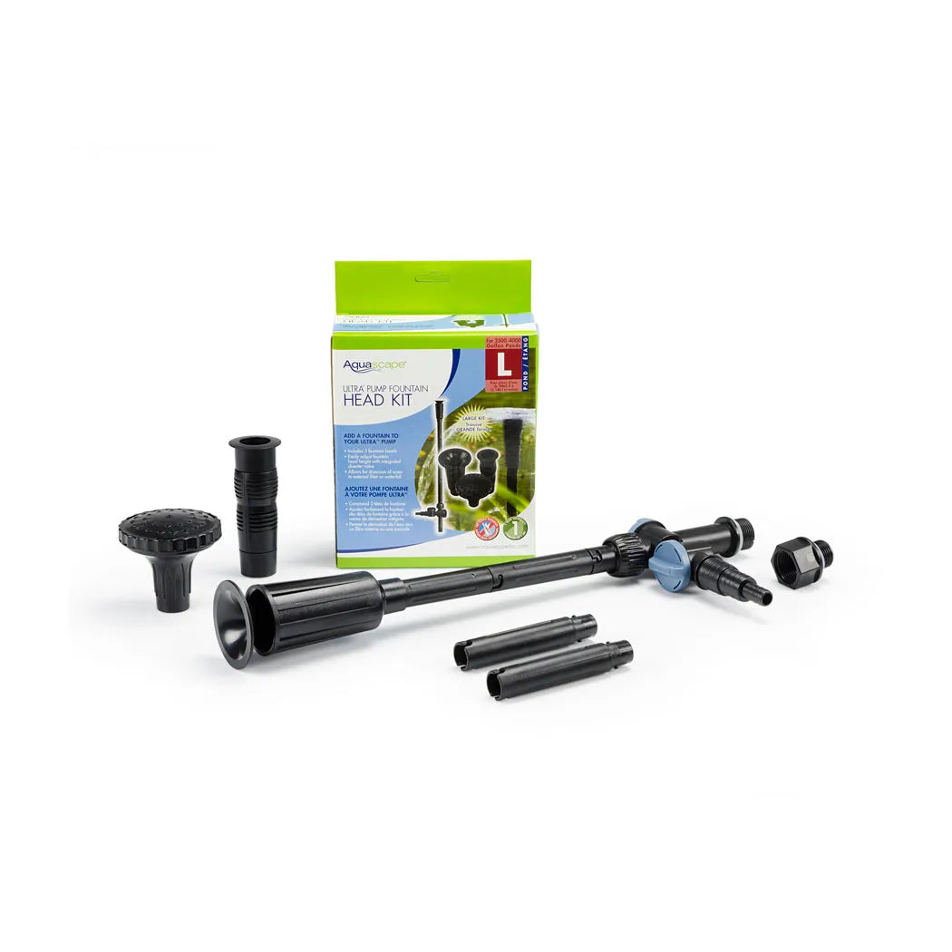 Large Ultra Pump Fountain Head Kit - High Flow Water Pump for Outdoor Garden, Pond, and Backyard Decor | Perfect for Landscaping, Water Features, and Decorative Fountains