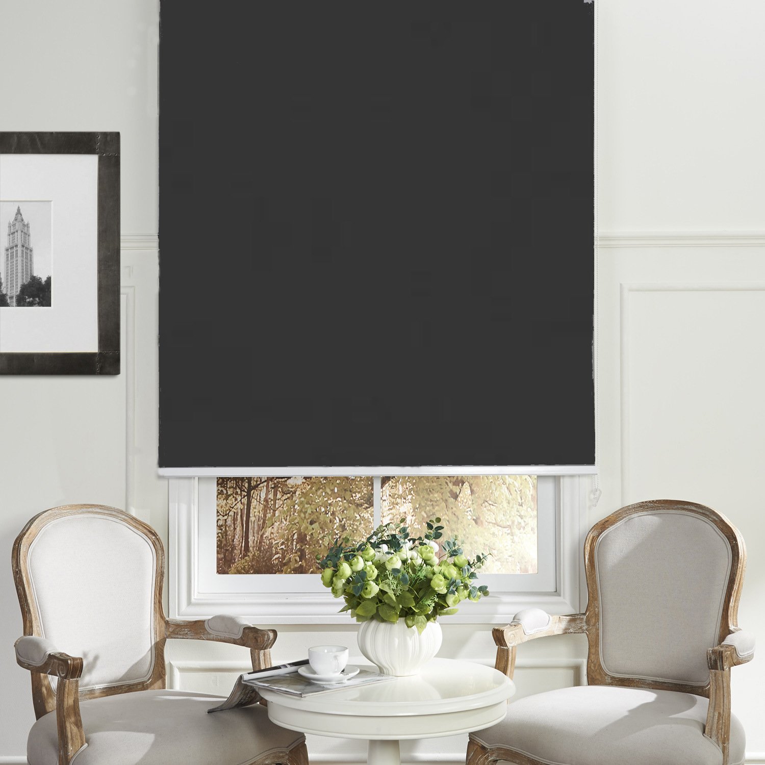 Premium Blackout Window Shades - Cordless UV Protection Roller Blinds 62
