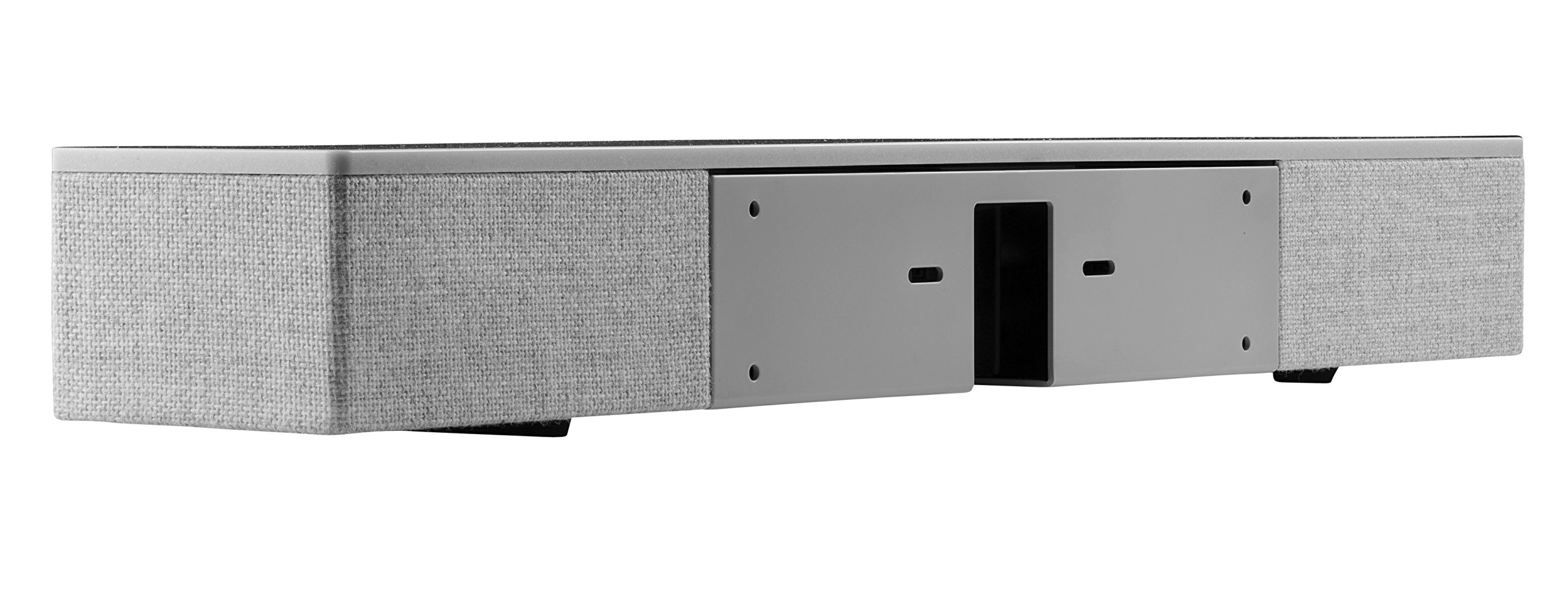 Acendo Vibe Premium Conference Sound Bar with Crystal Clear Audio - Bluetooth Speaker for Home Office & Video Calls (Grey) - Perfect for Zoom Meetings, Webinars & Remote Work