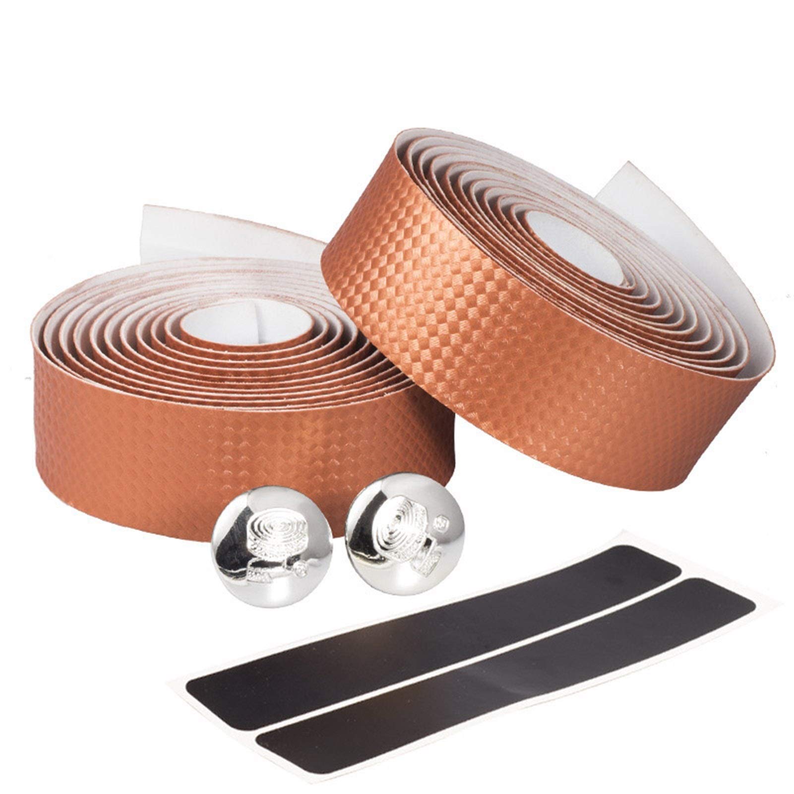 Premium Bike Handlebar Tape - Non-Slip PU+EVA Road Cycling Handlebar Wrap, Lightweight Carbon Fiber Grip for Road Bikes | Perfect for Outdoor Riding, Racing & Long-Distance Cycling