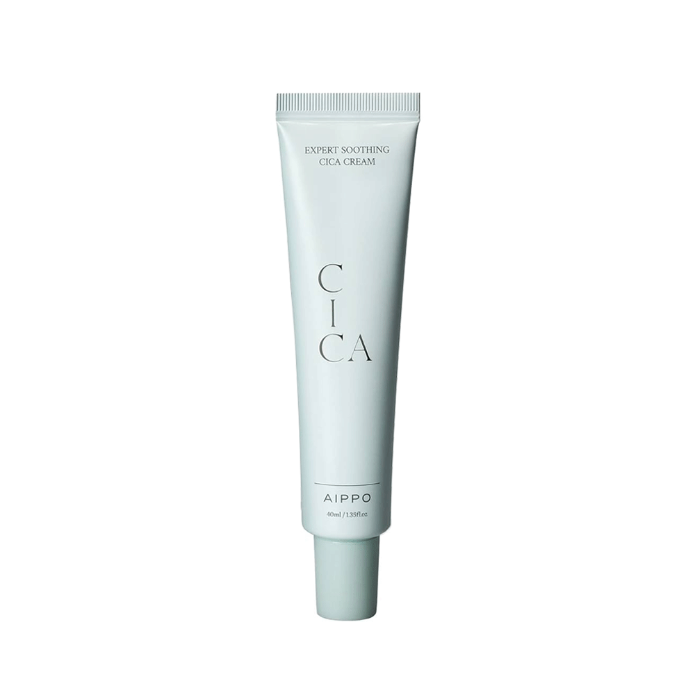 AIPPO Expert Soothing Cica Cream 40ml - Korean Skin Repair for Dry, Sensitive & Acne-Prone Skin | Perfect for Night Care & Post-Procedure Recovery